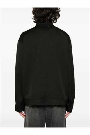 Black virgin wool shirt jacket GOLDEN GOOSE | GMP01880P00096590100